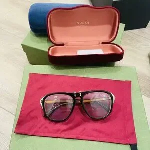 Gucci | Accessories | Nib Authentic Gucci Horn Black Blue 